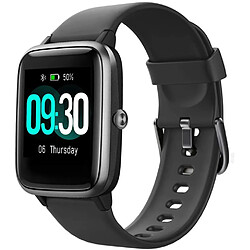 Chrono Montre Connectée pour Téléphones Android et Téléphones iOS Compatible iPhone Samsung, IP68 Natation Étanche Smartwatch Fitness Tracker Montre Fitness Moniteur de Fréquence Cardiaque Montres pour Hommes Femmes(noir)