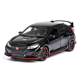 Universal 1: 32 Citoyen Type R Moulée sous pression Métal Jouet Voiture Modèle Logo Rouge Voiture avec Cadeau de Noël pour Enfants Collection de Jouets Son et Lumière | Moulée sous pression Jouet Voiture(Le noir)