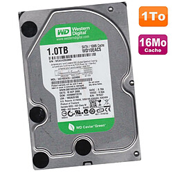 Disque Dur 1To Western Digital WD10EACS-22D6B0 3.5" SATA Caviar Green 7200 16Mo - Occasion