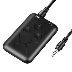 Wewoo Transmetteur sans fil JDEX-TX10 Adaptateur de récepteur et d'émetteur audio Bluetooth 4.2 2 en 1 de 3,5 mm