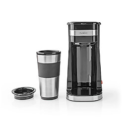 Avis Alpexe Cafetière 1 Tasse | Mug de Voyage à Double Paroi | 0,42 L | Noir