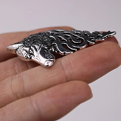 Acheter Rétro Loup Broche Bijoux Argent Antique Unique Chemise Costume Cadeau Hommes