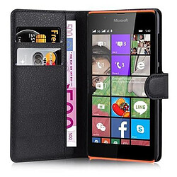 Cadorabo Coque Nokia Lumia 540 Etui en Noir