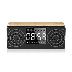 Universal YYH-A10 WOODEN PORTABLE BLUETOOTH 5.0 EN TECHNORD LE TELAGE Les haut-parleurs sans fil prennent en charge TF AUX USB FM Radio