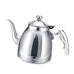 Avis Camping extérieur en acier inoxydable teakettle cuisine théière argent 1.5l b