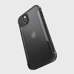 Raptic Coque pour iPhone 13 Terrain Biodégradable 3M Noir transparent