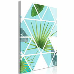 Paris Prix Tableau Imprimé Geometric Palm 40 x 60 cm