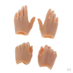 6 Paires de Mains remplaçables modèle 1/6 Femelle remplacer Le Type de Main pour Action Figure 12 Pouces Chiffres à Collectionner Anime Chiffres