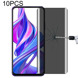 Wewoo Film de verre trempé Pour Huawei Honor Play 7 10 PCS 9H Protection d'écran anti-reflets de confidentialité