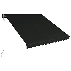 vidaXL Auvent rétractable automatique 300x250 cm Anthracite