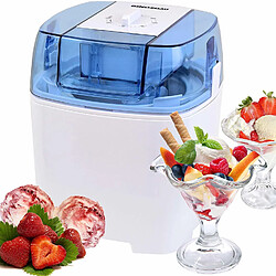 Syntrox Germany Machine à crème glacée avec minuterie Machine à yogourt glacé Milkshaker 