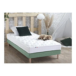 Idliterie Ensemble Matelas accueil mémoire de forme MAM AZUR + Sommier - Made in France