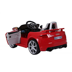 Acheter Audi TT RS Voiture Electrique Enfant (2x25W) 103x62x44 cm - Marche av/ar, Phares, Musique, Ceinture et Télécommande parentale