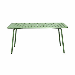 Avis Mes Ensemble table de jardin + 4 chaises en métal vert - BACA