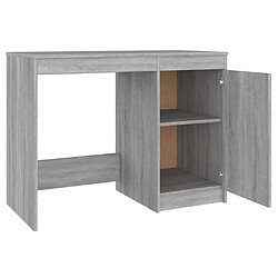 Acheter Helloshop26 Bureau table poste de travail meuble d'ordinateur informatique étude sonoma 100 x 50 x 76 cm bois d'ingénierie gris 02_0023940