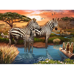 Ravensburger 500 pcs zebres au plan d'eau