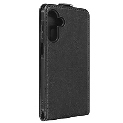 Avizar Étui Vintage Clapet Vertical pour Samsung Galaxy A15 5G Noir