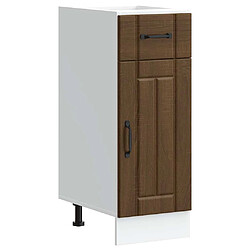 vidaXL Armoire de cuisine Lucca chêne marron bois ingénierie