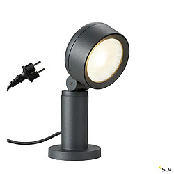 Avis Borne extérieure SLV ESKINA anthracite, Hauteur 30 cm avec LED variable intégrée