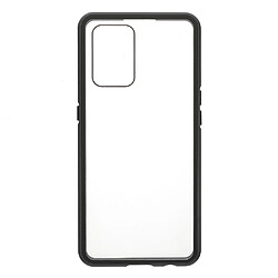 Coque en métal absorption magnétique, noir pour votre Oppo A74 4G/F19