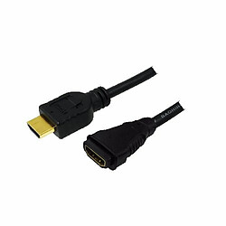 LogiLink CH0059 Câble HDMI 1.4 Mâle/Femelle 1 m Noir