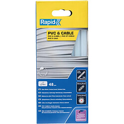 Batons de colles PVC/Kabel R 12 x 190 mm 48 Unités carton Rapid