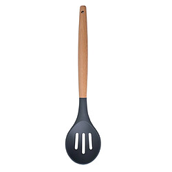 Spatule Antiadhésive En Silicone Avec Cuillère à Passoire Avec Manche En Bois