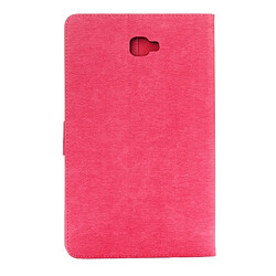 Avis Wewoo Housse Étui Magenta pour Samsung Galaxy Tab A 10.1 fleurs pressées motif de papillon flip horizontal en cuir PU avec boucle magnétique et titulaire fentes cartes porte-monnaie