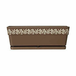 Avis Jardinière auto-arrosante Stefanplast Gaia Marron Plastique 18 x 17 x 49,5 cm (12 Unités)