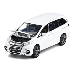 Universal 1: 32 Honda Odyssey MPV Moule en alliage Modèle de voiture jouet avec jouets pour enfants tirés Cadeau Livraison gratuite | Voiture jouet moulée sous pression (blanc)