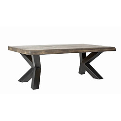 BOIS & CHIFFONS Table basse rectangulaire 130X70 | Manguier New York