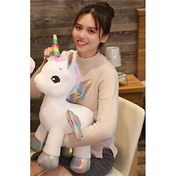 Avis Universal 60cm licorne rêve arc-en-ciel peluche jouet cheval PP peluche animal canapé décoration | oreiller de luxe (blanc)