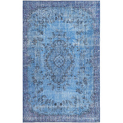 Vidal Tapis de laine 284x180 Bleu Ultra Vintage