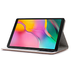 Wewoo Housse Coque Etui en cuir avec rabat horizontal Texture Map pour Galaxy Tab A 10.1 2019 T510 / T515avec porte-cartes et porte-cartesavec aléatoire pas cher