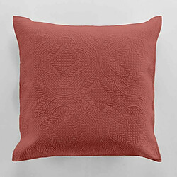 Paris Prix Housse de Coussin Romane 60x60cm Terracotta