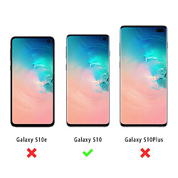 Coque Samsung Galaxy S10 360 intégrale transparente Attrape reve blanc Ecriture Tendance Design Evetane.