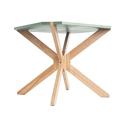 LEITMOTIV Table basse scandinave Miste - L. 60 x H. 40 cm - Vert