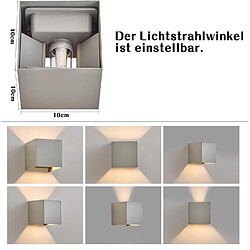 Acheter ZMH LED Wall Light Indoor G9 Outdoor Wall Light : Applique d'extérieur supérieure et inférieure