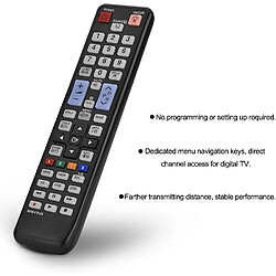 SANAG Smart Tv Remplacement Telecommande Universelle Telecommande Pour Bn59-01015A, Distance De Transmission 8M, Aucune Programmation Ou Configuration Requise