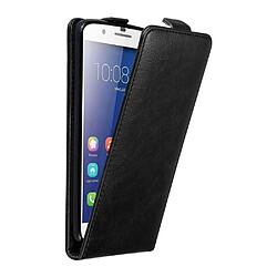 Cadorabo Coque Honor 6 PLUS Etui en Noir