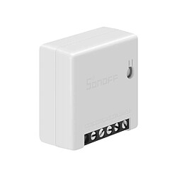 Avis Ledkia Interrupteur WiFi Compatible avec Interrupteur Conventionnel SONOFF Mini R2 10A Blanc