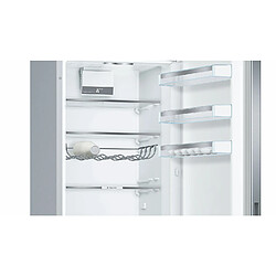 Réfrigérateur combiné 60cm 337l brassé inox - kge39alca - BOSCH pas cher