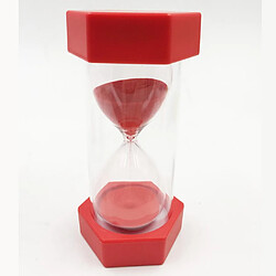 Avis sablier sable sablier horloge minuteur kichen exercice minutage 15min rouge