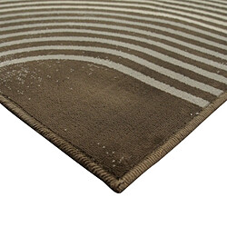 Avis Thedecofactory HAPPY - Tapis contemporain motif géométrique 120x160 taupe