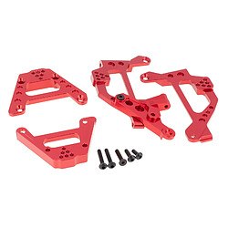 1 Ensemble De Support De Choc Arrière Avant Pour Axial SCX10 III 1/10 RC Voiture AXI231017 Rouge