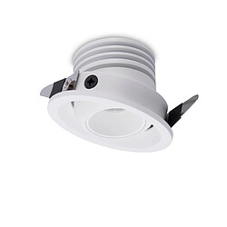 Inspired Neptuno Spot Encastré Mini Pivotant, 3W LED, 4000K, 220lm, Blanc, 3 ans de Garantie