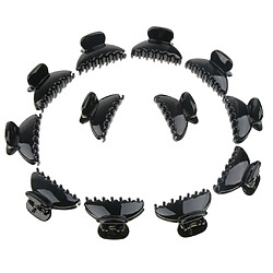 24 pcs Mini Pince à Cheveux en Plastique Epingle Clip à Coiffure Accessoire de Coiffage pas cher