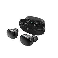 YP Select T12 Dual Tws True Bluetooth Casques d'écoute stéréo pour musique noir