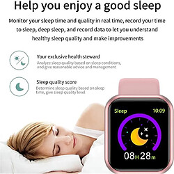 Avis NC Smart Watch Hommes Femmes Solle Sold History Tracker Bracelet Smart Clock Smart Sport Sport SmartWatch pour Android iOS (Color A937