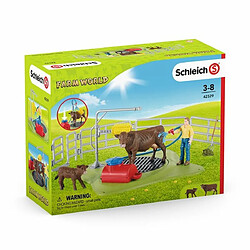 Schleich Farm World Station de lavage pour vaches